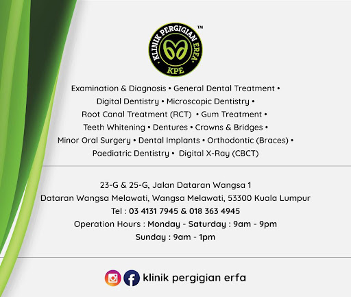 Klinik Pergigian Erfa / Klinik Pergigian Di Wangsa Melawati, Kuala Lumpur